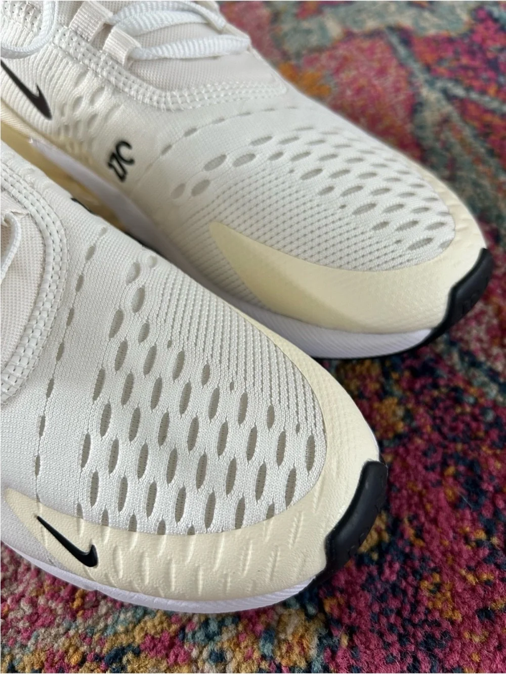 Nike | Women’s Air Max 270 Cream/Black ‘Sail/Coconut’ Sneakers Size 7
